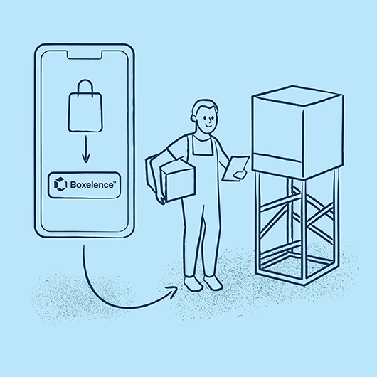 Csomag rendelés és szállítása a Boxelence automatádhoz